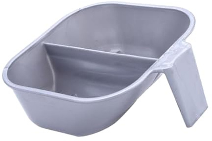 SAFIGLE Tazón para Mezclar Color de Cabello Asa, Plástico Plata