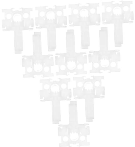 CLISPEED 10piezas Barras para Persianas Verticales Reemplazo De Varilla De Persiana Blanco Kit De Reparación para Verticales De para Ventana o Puerta Corrediza