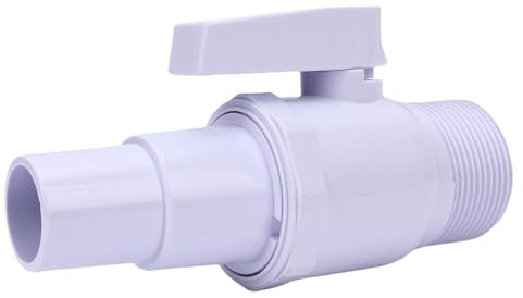 Jectse Poolfilterkugelventil, 2 -Wege -Absperrventil für -Filter mit 1,5 Zoll MIPX1.5in -1.25 Zoll - ABS -Material