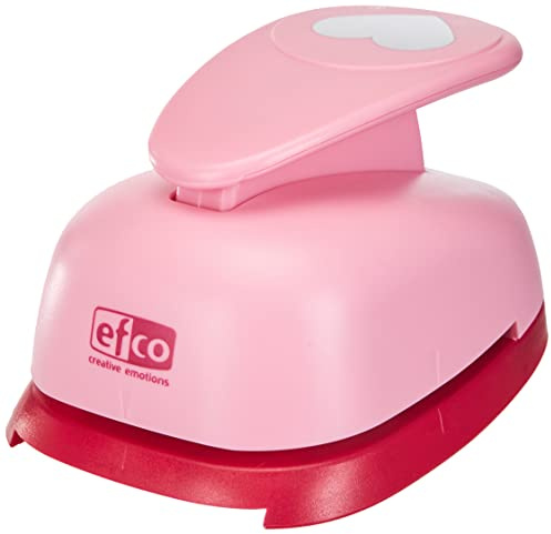 efco Stanzer 3XL, Herz Motivstanzer, Kern: Metall, Rosa, 15 x 10,5 x 9 cm