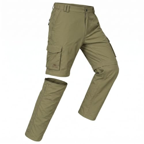 Cox Swain Range Men Herren Wanderhose Zip-Off – leichte Quick Dry Trekkinghose mit UV-Schutz, abtrennbare Hosenbeine, elastischer Bund, Outdoorhose für Wandern, Reisen, Camping & Trekking