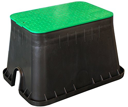 Ventilbox 510x380x315 mm, Ventilkasten, Bodeneinbaudose, Ventilschacht, Ventil-box Bewässerung, Ventilboxen Rasen, Bodendose, Einbaudose, Box für Ventile, Bewässerung Garten, Versteck für Ventile