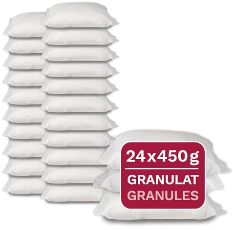 24 x 450g Universal Luftentfeuchter Nachfüllbeutel Granulat in Vliesbeuteln | Luftentfeuchter passt in gängige Raumluftentfeuchter