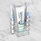 Linkidea Wall Mount Toothbrush Holder for Shower, Stainless Steel Toothpaste Stand, Self Adhesive/Countertop 3 Slots Organizer Compatible with Colgate Extra Clean, Oral-B CrossAction