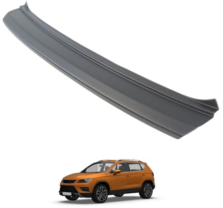 Travall Ladekantenschutz Kofferraum für SEAT Ateca (2016-) Selbstklebend Kratzschutz 100% Perfekte Passform Stoßstangenschutz, Einfache Montage Schwarzer ABS-Kunststoff für den Kofferraum Ladekant