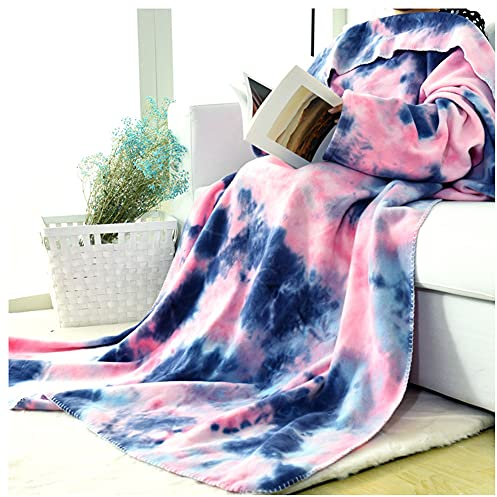 Winter sofabezug Kuscheldecke Tagesdecke Flauschige TV-Decke mit Ärmeln Kreative Geschenke Die Älteren Rollstuhl Warme Decke Fleece Tagesdecke Ärmeldecke weich Decke Schal Rosa 137X180CM