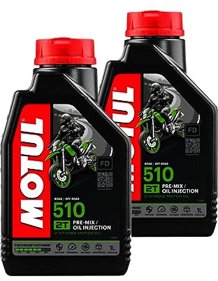 TUDETIC - Kit de 2X Aceite de Motor 510 2T 1L KT-89