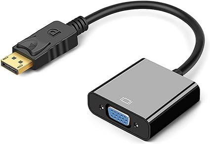 Tranzy DP to VGA Adapter, Female Display Monitor Converter,Cable Adapter, Display Port to VGA Adapter for Computer, Laptop, PC, Monitor, HDTV, Monitor, TV, Projector