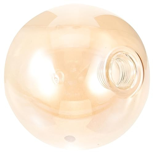 OSALADI Abat-Jour Globe En Verre Ambre 12Cm G9 À Vis Lampadaire Suspension DéCoration IntéRieure Luminaire