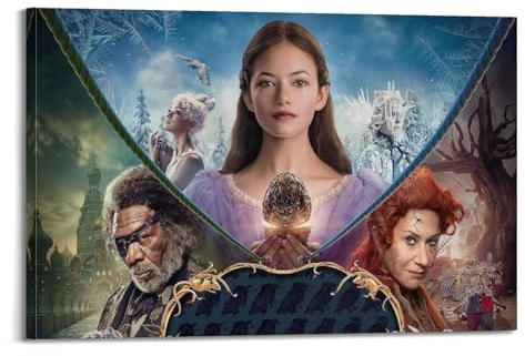 VZRSQZK The Nutcracker And The Four Realms Movie Poster Poster Decorative Painting Canvas Wall Posters And Art Picture Print Modern Family Bedroom Decor Posters 24x36inch(60x90cm)