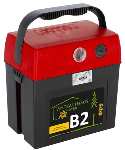 Landkaufhaus Mayer Weidezaungerät B2 – 9V/12V – Leistungsstark, energieeffizient & zuverlässig – Perfekt für den mobilen Einsatz
