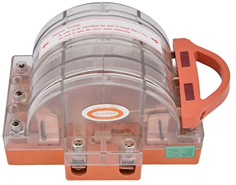 3 Pole Industrial Knife Safety Disconnect Switch for AC380V, Copper Blade, Suitable for Industry Use and Power Systems