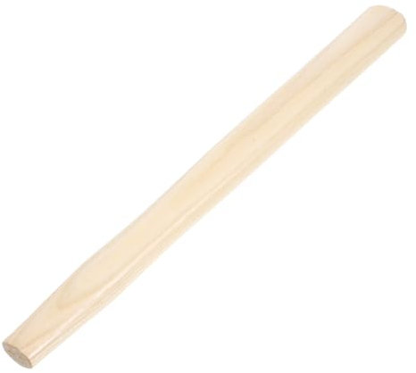 SOLUSTRE Beech Wood Hammer Handle Replacement 0.5p Round Head for Camp and Gardening Tools Comfortable to Hold Wooden Handle for Hammer and Hatchet