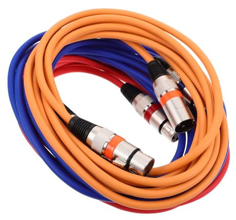 UKCOCO 3 Stücke Xlr-mikrofonkabel Stereo Balance Xlr-audiokabel Für Tonmischgerät Ersatz Verlängerung Mit Kupferleitern Für Klare Signalübertragung