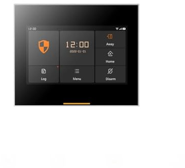 Sistema di allarme per la sicurezza domestica, di allarme di sicurezza domestica wireless 4G 433 MHz Smart antifurto con sirena solare Tuya per la sicurezza domestica e la sicurezza dei bamb(Ost-10-H5