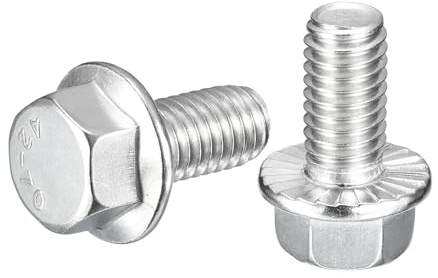 QUARKZMAN 25Pcs 5/16-18 x 3/4 Tornillos Hexagonales Grado 5.8 Plateado
