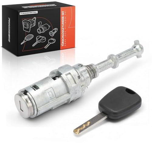 Frankberg Car Door Lock Cylinder Door Lock Actuator Key Front left 9170T9 | Compatible with: C2 JM, C3 I FC FN