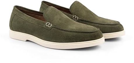 Silver Street London San Mauro Premium Suede Loafers Shoes for Men Extra Padded Breathable Mens Casual Shoes Comfortable Moccasins Slip On Men Flats