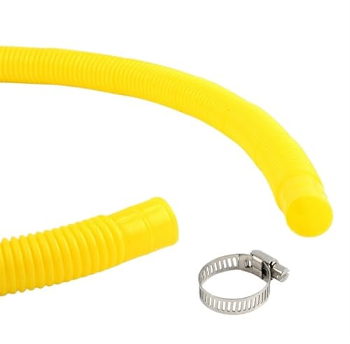 Tubo Per Lavatrice 1PC ID 16/20/32mm Lunghezza 1-10m Tubo flessibile di scarico ondulato Tubo di scarico Tubo di scarico Tubo di ingresso dell'acqua for lavatrice a doppio cilindro(Yellow,INNER DIAMET