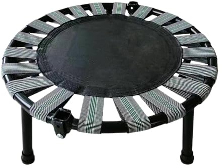 Mini trampolino pieghevole, trampolino pieghevole silenzioso, capacità di carico di 74,8 kg, dispositivo per esercizi di allenamento e gioco, cardio per adulti e bambini