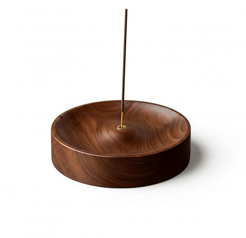 Incense Holder, Incense Burner, Incense Stick Holders for Home Use, Premium Solid Wood Incenses Cone Holders, Joss Stick Holder with Elegant Design