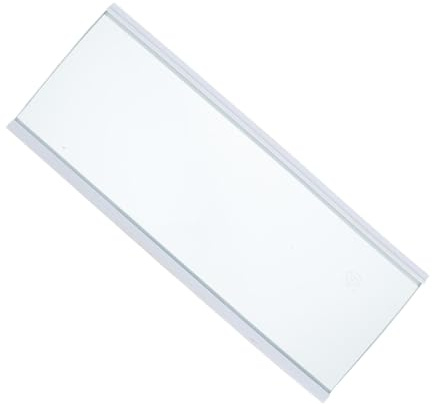 Kisangel Estante de Vidrio Templado Diseño Transparente y Versátil para Refrigerador Tamaño 14.62x5.74 Pulgadas, Adecuado para Cocina y Estantería