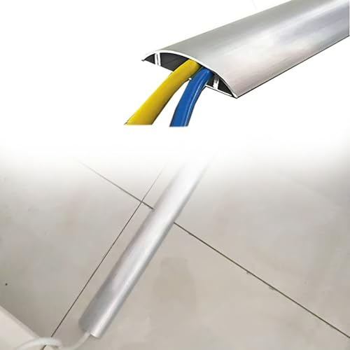 Aluminum Alloy Cable Concealer, 1m, Indoor Outdoor, 30-48mm, 1-10 pcs(W 48mm/1.89in,9 pcs)