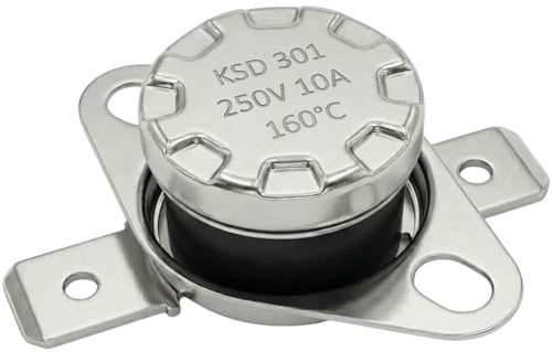 Lumonic Thermoschalter 160°C Öffner 250V 10A Temperaturschalter Thermostat KSD301 Bimetall Thermoschutz