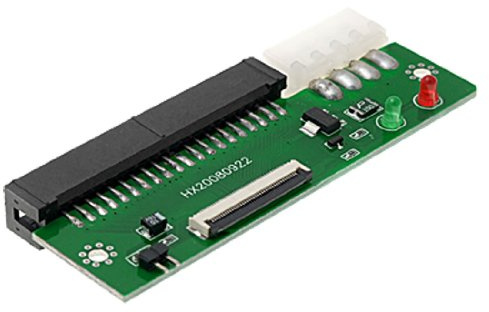 Ruilogod Adaptateur de convertisseur Ordinateur Portable CE PC 40 PIN 3.5 IDE à 1,8