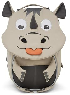 Affenzahn Kleiner Freund Kindergarten-Rucksack für 1-3 Jährige Ergonomisch Reflektierend Ziehzunge mit Namensschild