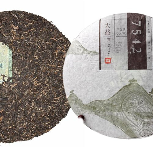 357g Gâteau de thé Pu-erh classique chinois du Yunnan Puer Menghai Dayi Pu'er brut