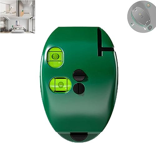 Electronic 90 Degree Laser Scale,2023 Lazer Level,Green Self Leveling Cross Line Laser Level with Horizontal and Vertical Lines,Protable Mouse Shape for Construction, Tile, Home Renovation