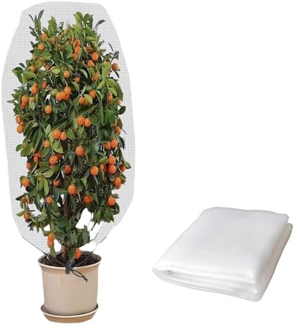 120CMX180CM Gartenpflanze, Früchte, Heidelbeersträucher, Schutznetz, Taschen mit Kordelzug, Tomaten-Schutzhülle, Gartenpflanzennetz, Barrierebeutel für Gemüse, Obst