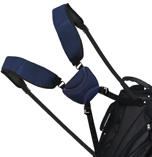Illkjasfc Bequemer Golftaschen Schultergurt Verstellbare Doppelte Schultergurte Rucksack Tragegurt Golftaschen Zubehör