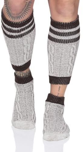 Harrys-Collection Unisex Trachten-Loferl Oktoberfest, Braun, 47-50