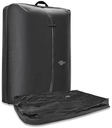 Lollanda Vacuum Bags for Travel IP67 Waterproof Reusable Compression Storage Space Saver Suitcase Backpack Organizer Lightweight Durable 210D Polyester TPU (GREY, 16L)