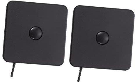 Operitacx 2 Pezzi metro a nastro quadrato flessometro metro da sarto flessibile misurare piastre misurazione per squisito metro a nastro misure di nastro a forma quadrata plastica Black