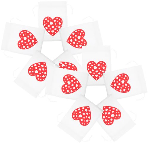 Zerodeko 10stücke Süßigkeitenbeutel Mit Kordelzug Geschenkbeutel Für Präsente Kleine Beutel Zum Schließen Beutel Für Partygeschenke Aufbewahrungsbeutel Für Schmuck Langlebige Und