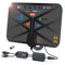 36DBI Antena TV Interior, 200 km Poderoso Antena HDTV Digital con Amplificador y Cable Coaxial para 1080P 4K Canales de TV Gratis DTMB VHF UHF DVB-T2 DVB-T TDT
