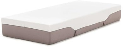 Yatas Bedding Moonlight Hybrid Matratze 28 cm – 100x200 cm – Visco + Hourglass Taschenfederkern – Ergonomisch, Atmungsaktiv, Allergikergeeignet