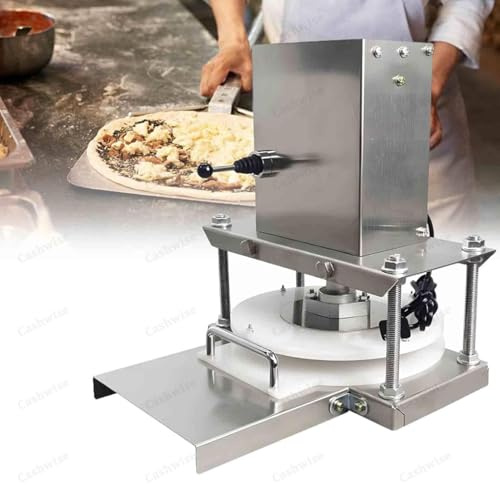Teigroller, Teigausrollmaschine, Nudelmaschine, 8,66/9,84/11,8 Zoll elektrische Pizzateigpresse, manuelle Gebäckpresse für Pizzakrusten und Hackbraten,22cm