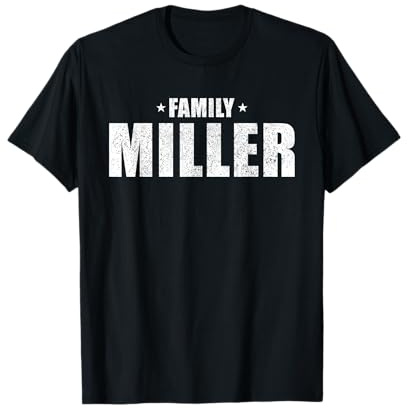 Nom de Famille Miller Correspondant au nom de Famille Miller T-Shirt