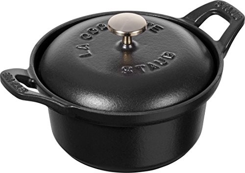 STAUB Casseruola Mini Coquête, Ghisa, Nero, 12 cm