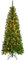 WeRChristmas Pre-Lit Slim Christmas Tree with 200 White LED Lights, 6 ft/1.8 m, Green