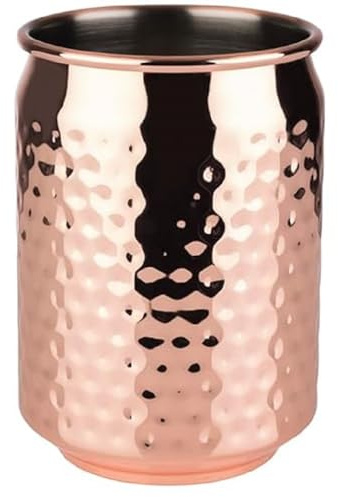 APS 93371 Cocktail Becher COOL, Ø 7,5 cm, H: 10,5 cm, 350 ml, hochwertiger Edelstahl-Becher, Kupferoptik