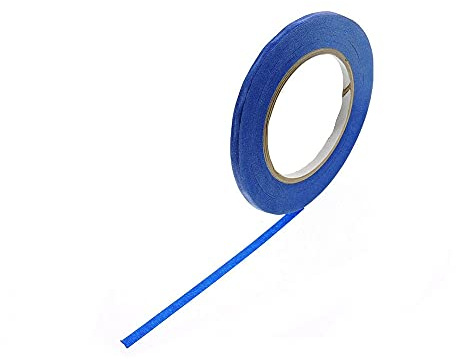 Ruban de masquage décoratif 8/12/18 mm - Ruban de masquage pour peinture bleue - Pour intérieur et extérieur