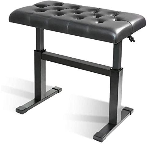 DRSM Taburete De Piano Bancos Musicales, Cojín Ajustable Bancos De Teclado De Piano Acolchados, Zapatos De Cuero Taburete Tocador Sala De Estar Bancos De Entrada