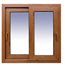 Ventanastock Ventana PVC 1000x1000 Corredera 2 hojas COLOR ROBLE