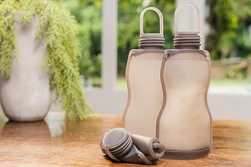 haakaa 2x SACCHETTO IN SILICONE PER LA CONSERVAZIONE DEL LATTE, Sacchetti Latte Materno, Contenitori Latte Materno in Silicone, Buste per Latte Materno, Sano e Innocuo, 2 Pezzi