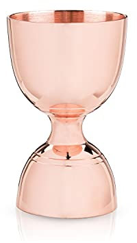 Viski 5275 Summit Copper Canterbury Jigger, Stainless Steel